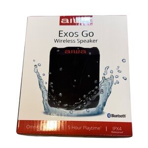 Aiwa | Exos Go Wireless Speaker Omnidirectional 360 Sound 5 Hour Playtime